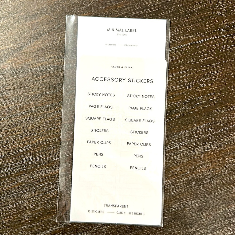 Cloth & Paper Planner
